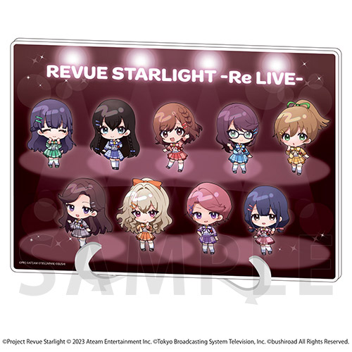 アクリルアートボード(A5サイズ)「少女☆歌劇 レヴュースタァライト -Re LIVE-」04/キラめきBirthday ver. デザインA(ミニキャライラスト)