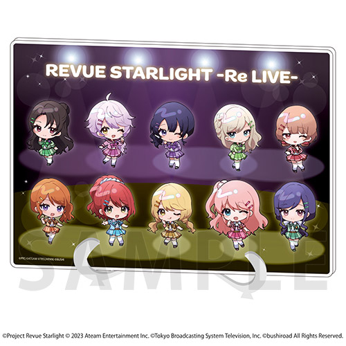 アクリルアートボード(A5サイズ)「少女☆歌劇 レヴュースタァライト -Re LIVE-」05/キラめきBirthday ver. デザインB(ミニキャライラスト)
