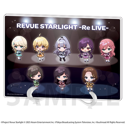 アクリルアートボード(A5サイズ)「少女☆歌劇 レヴュースタァライト -Re LIVE-」06/キラめきBirthday ver. デザインC(ミニキャライラスト)
