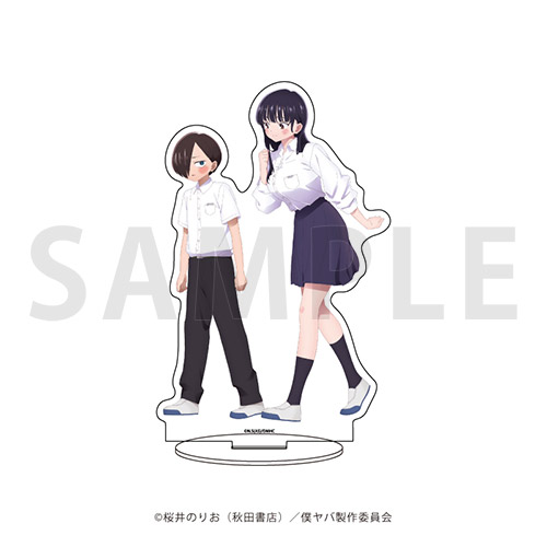 アクリルスタンド「僕の心のヤバイやつ」01/市川京太郎&山田杏奈(公式イラスト)