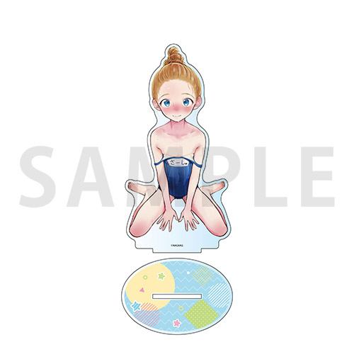 デカアクリルスタンド　サーシャちゃん　スク水 ver.