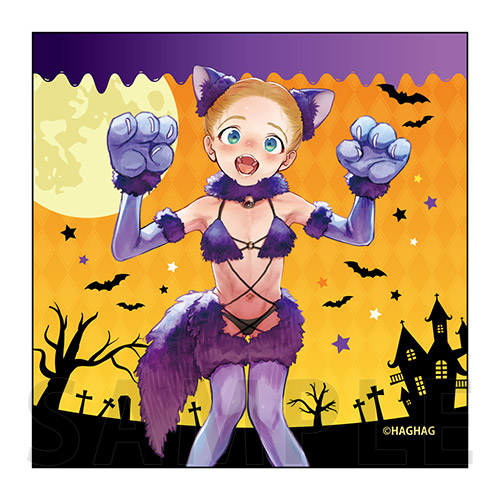マイクロファイバータオル　サーシャちゃん　ハロウィン ver.