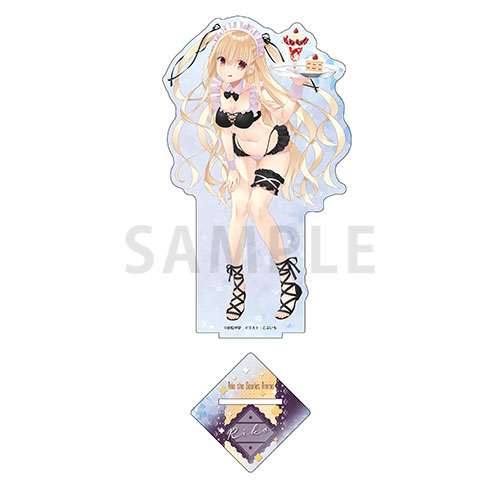 ホログラムデカアクリルスタンド 峰 理子 水着メイド ver.