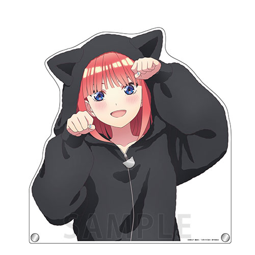 特大ダイカットアクリルボード　二乃　アニマルパーカー ver.